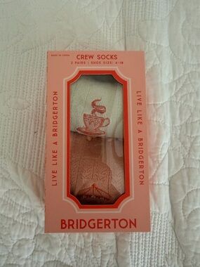 NIB Bridgerton Crew Socks